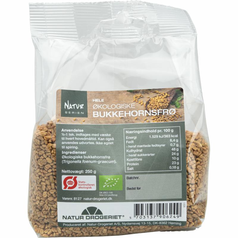 Fenugreek seeds, 250 g Organic